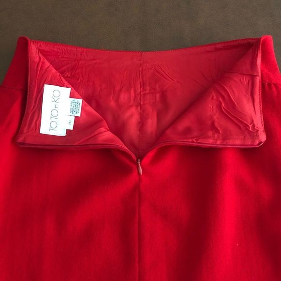 🆕 Red Mini Wool Skirt💥 - Picture 7 of 16